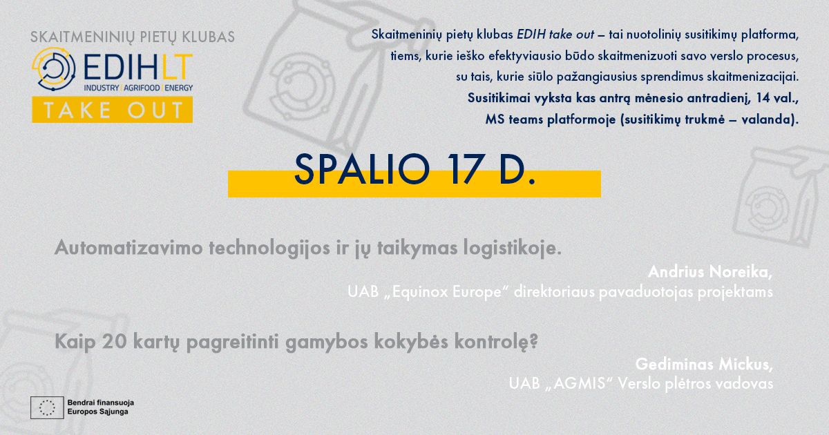 EDIH take out Spalio 17 d