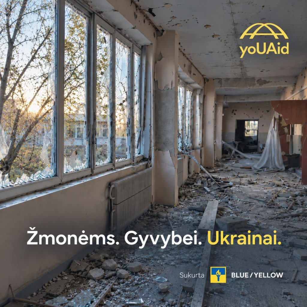 YOUAID. Žmėms. Gyvybei. Ukrainai